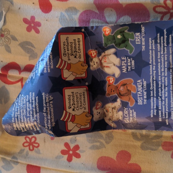 Sealed Mc Donalds Ty Bear 1999 Glory The Bear - Picture 4 of 9